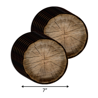 Timber They've Fallen In Love Tree Jack and Jill Party Tableware Kit For 16 Guests 64 Piece