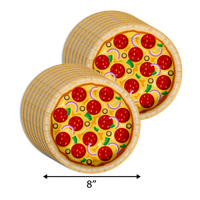 That's Amore Bridal Shower Party Supplies 64 Piece Tableware Set Includes Large 9" Paper Plates Dessert Plates, Cups and Napkins Kit for 16