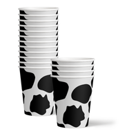 Holy Cow She's Getting Married Bridal Shower Party Supplies 64 Piece Tableware Set Includes Large 9" Paper Plates Dessert Plates, Cups and Napkins Kit for 16