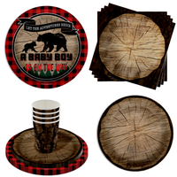 Adventures Awaits Baby Boy Baby Shower Tree