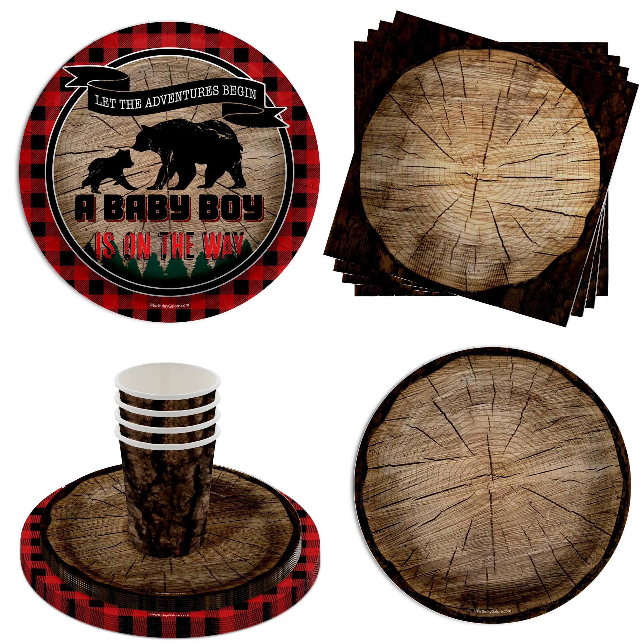 Adventures Awaits Baby Boy Baby Shower Tree
