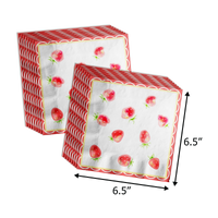 Someone Berry Sweet is on the Way Strawberry Baby Shower Party Supplies 64 Piece Tableware Set Includes Large 9" Paper Plates Dessert Plates, Cups and Napkins Kit for 16
