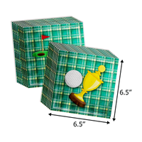 Hole in One Golf 1st Birthday Party Supplies 64 Piece Tableware Set Includes Large 9" Paper Plates Dessert Plates, Cups and Napkins Kit for 16