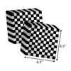 Fast One Checkered Flag Racing 1st Birthday Party Supplies 64 Piece Tableware Set Includes Large 9" Paper Plates Dessert Plates, Cups and Napkins Kit for 16