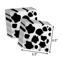 Holy Cow She's Getting Married Bridal Shower Party Supplies 64 Piece Tableware Set Includes Large 9" Paper Plates Dessert Plates, Cups and Napkins Kit for 16