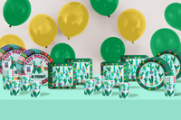 This Party is on Point Cactus Birthday Party Tableware Kit For 16 Guests 64 Piece