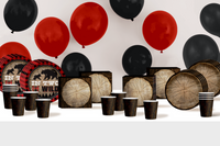In Two the Wild Tree 2nd Birthday Party Tableware Kit For 16 Guests 64 Piece