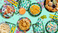 This Party is on Point Cactus Birthday Party Tableware Kit For 16 Guests 64 Piece
