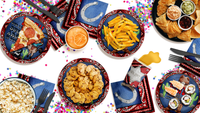 Our Little Buckaroo is Turning Two 2nd Birthday Party Supplies 64 Piece Tableware Set Includes Large 9" Paper Plates Dessert Plates, Cups and Napkins Kit for 16