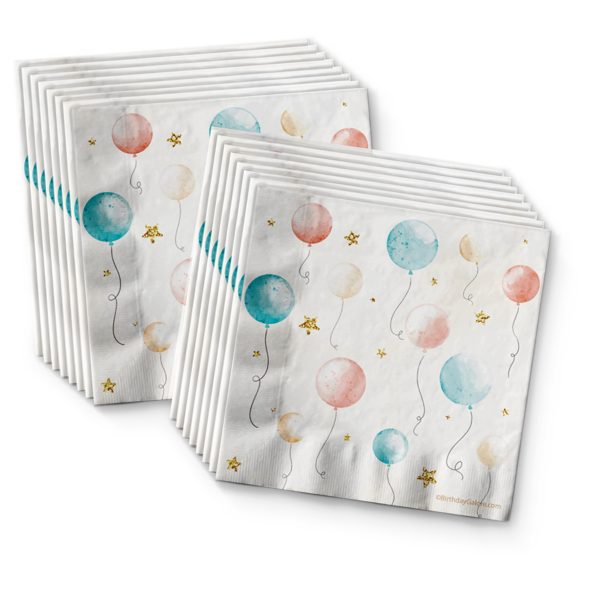 We Can Bearly Wait! Gender Reveal Party Tableware Kit For 16 Guests 64 Piece