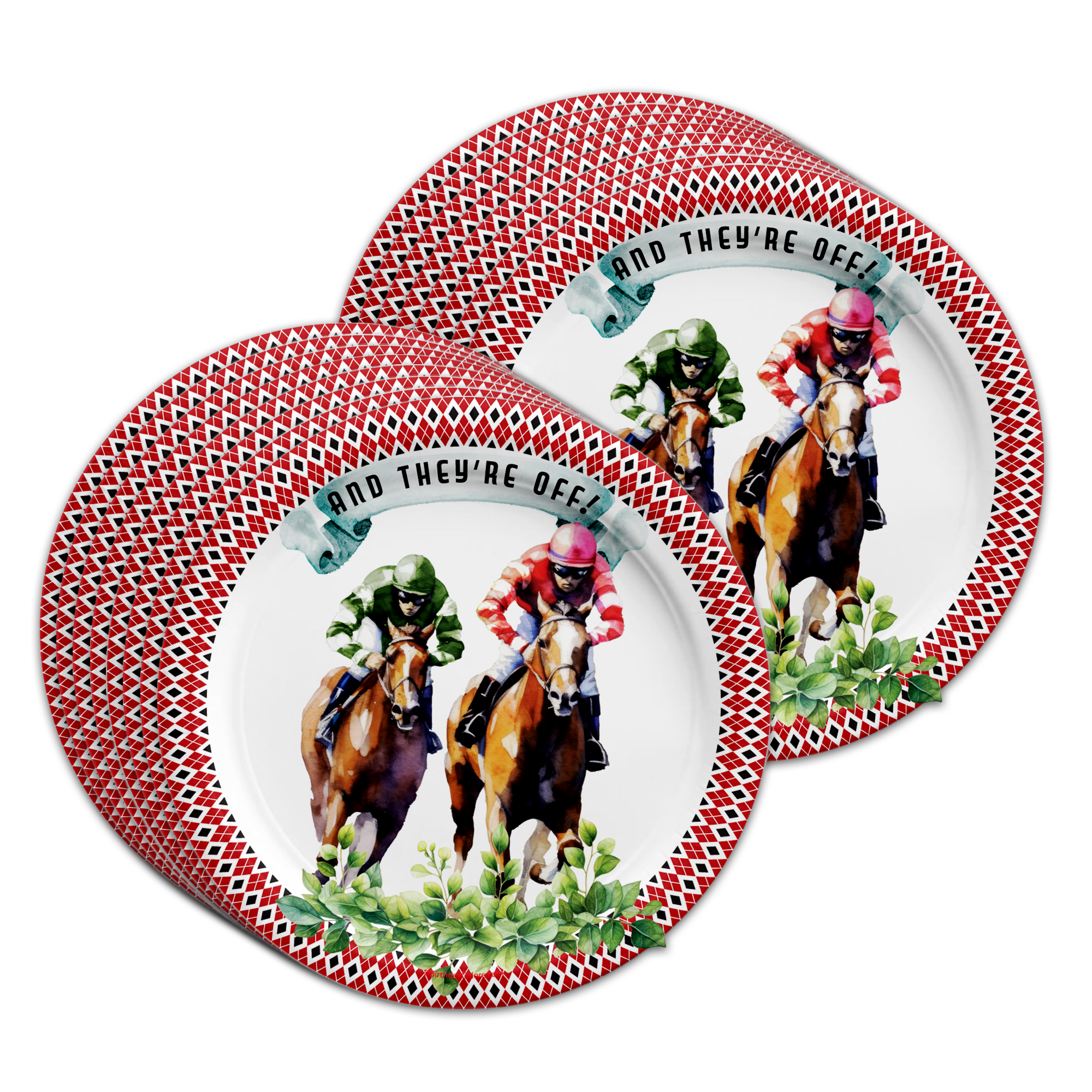 Derby Day Birthday Party Tableware Kit For 16 Guests