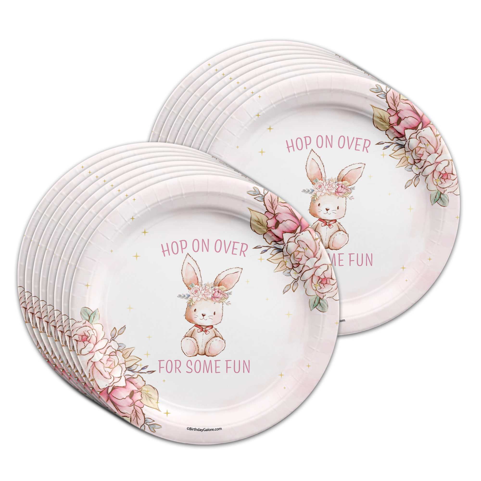 Some Bunny Birthday Party Tableware Kit For 16 Guests