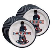 Lacrosse Birthday Party Tableware Kit For 16 Guests
