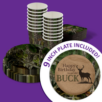 Happy Birthday To An Old Buck Birthday Party Tableware Kit For 16 Guests 64 Piece