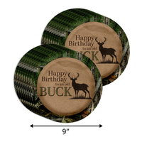 Happy Birthday To An Old Buck Birthday Party Tableware Kit For 16 Guests 64 Piece