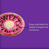 Girls 3rd Birthday Party Supplies - Sweet to Be Three Donut Birthday Paper Plates - Large 9" Paper Plates in Bulk 32 Piece