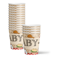 Birthday Galore Baby-Q Baby Shower Party Tableware Kit For 16 Guests