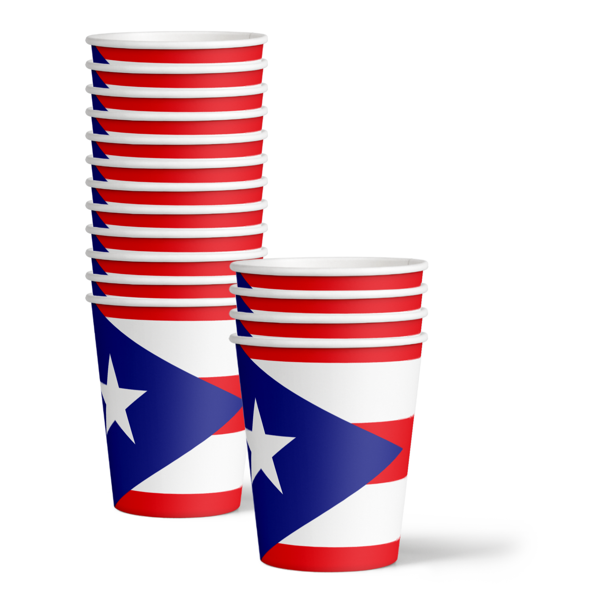 Puerto Rican Flag Birthday Party Tableware Kit For 16 Guests