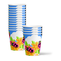 Little Lady Bug Birthday Party Tableware Kit For 16 Guests - BirthdayGalore.com