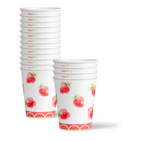 Strawberry Birthday Party Tableware Kit For 16 Guests