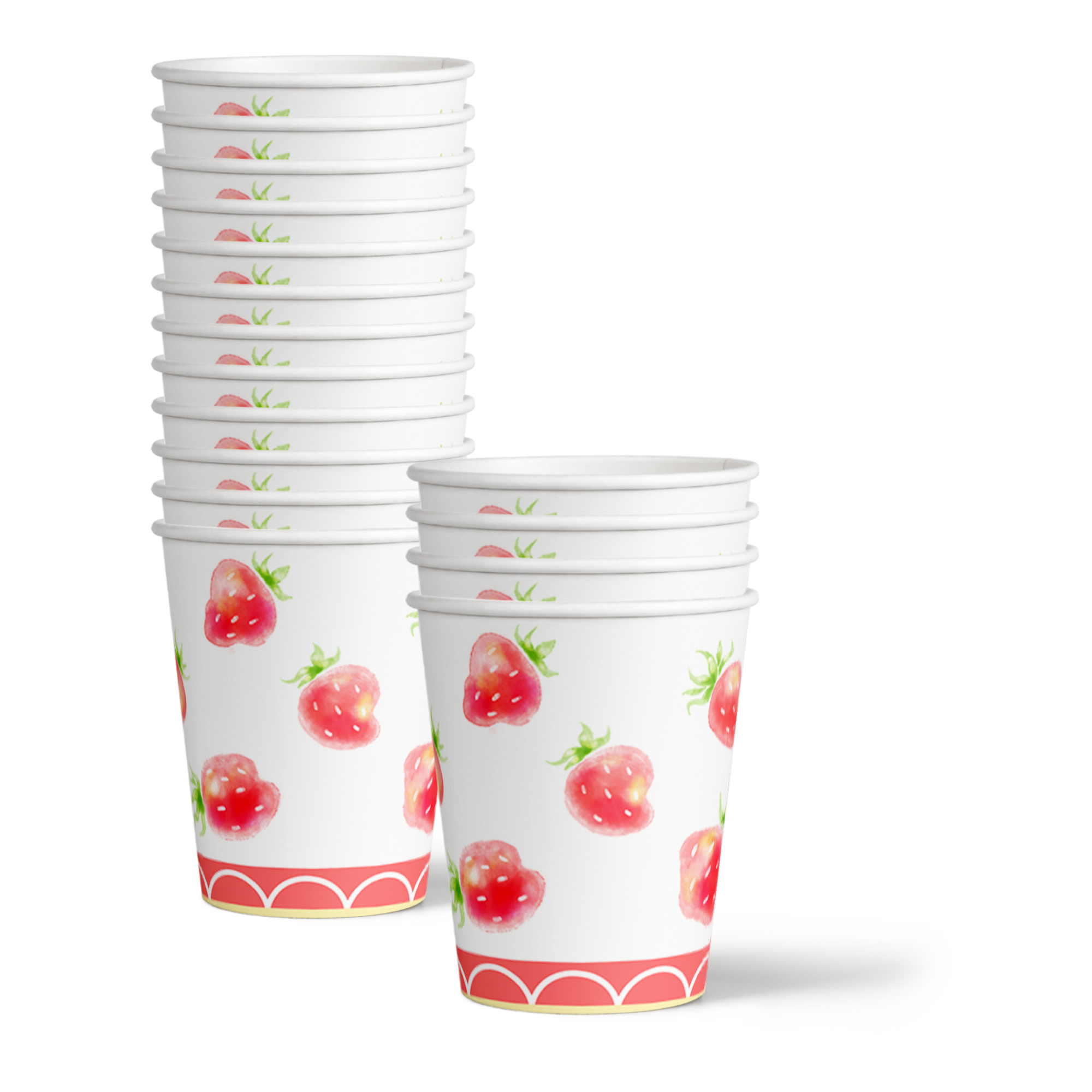 Strawberry Birthday Party Tableware Kit For 16 Guests