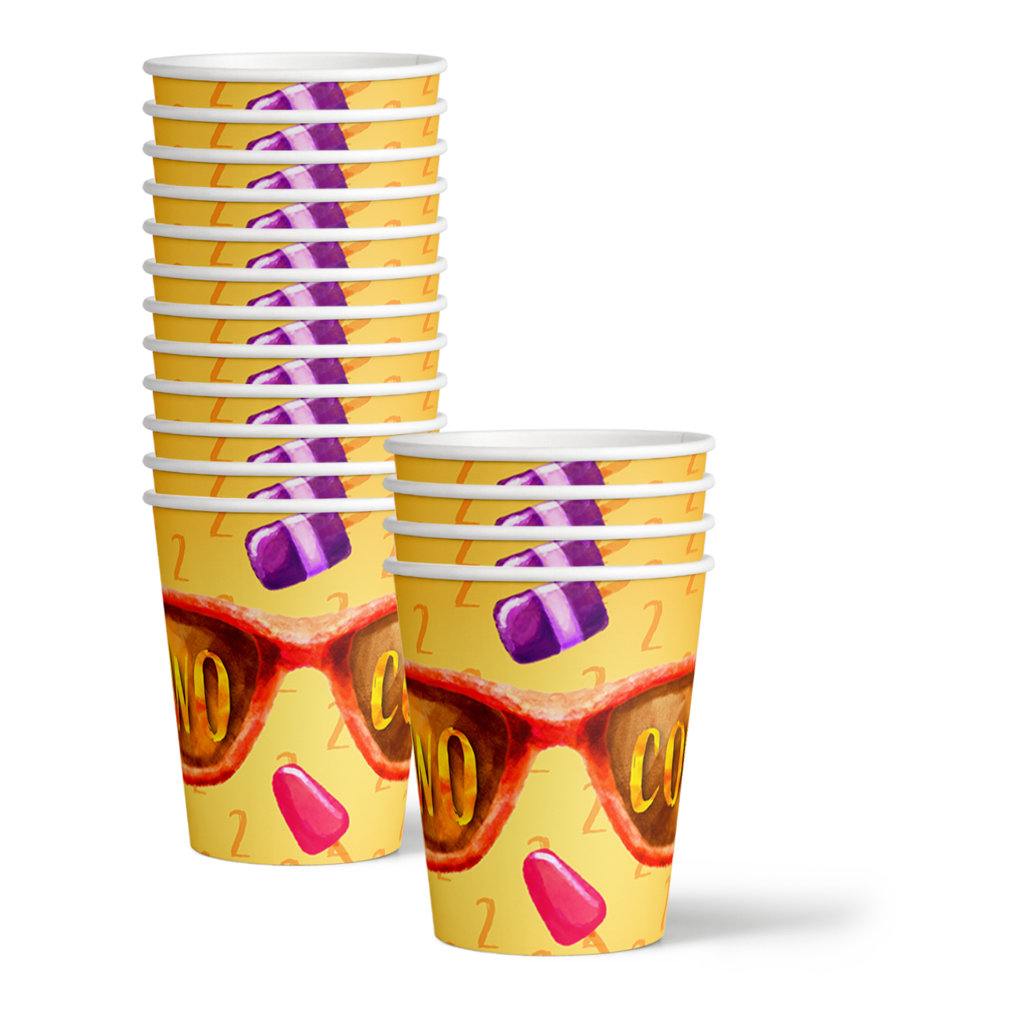 Two Cool Summer 2nd Birthday Party Tableware Kit For 16 Guests