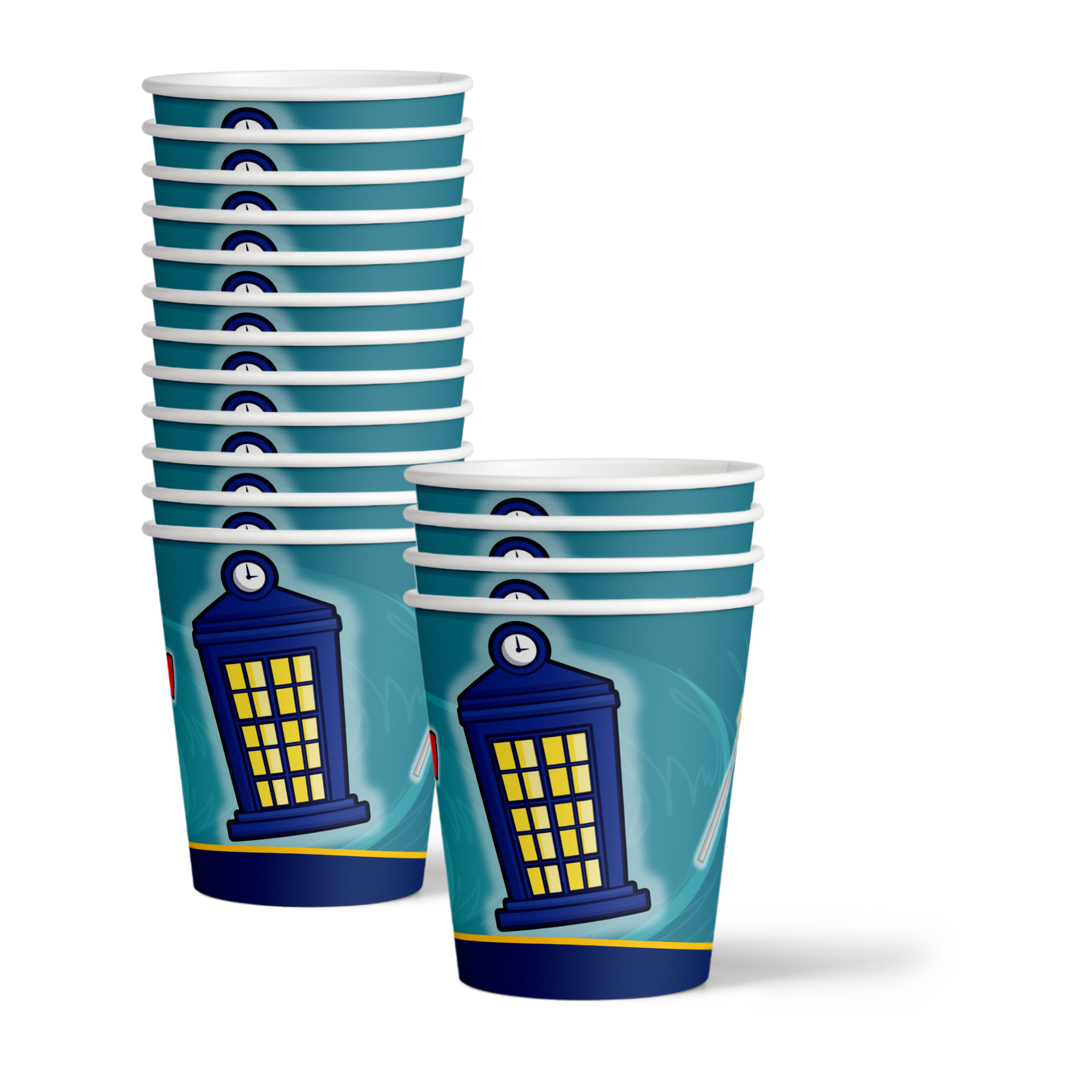 Time Traveler Party Tableware Kit For 16 Guests - BirthdayGalore.com