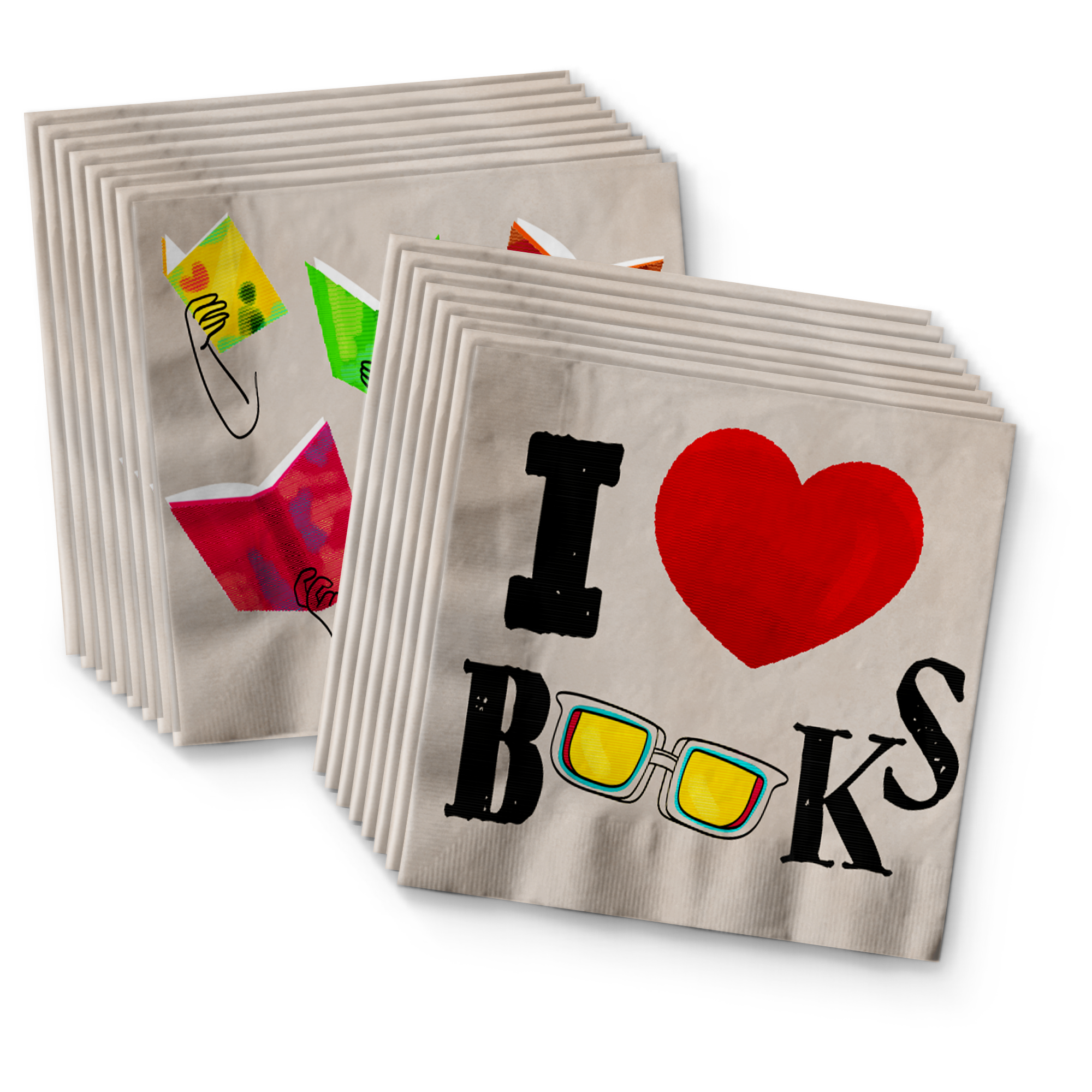 Books Book Club Birthday Party Tableware Kit For 16 Guests