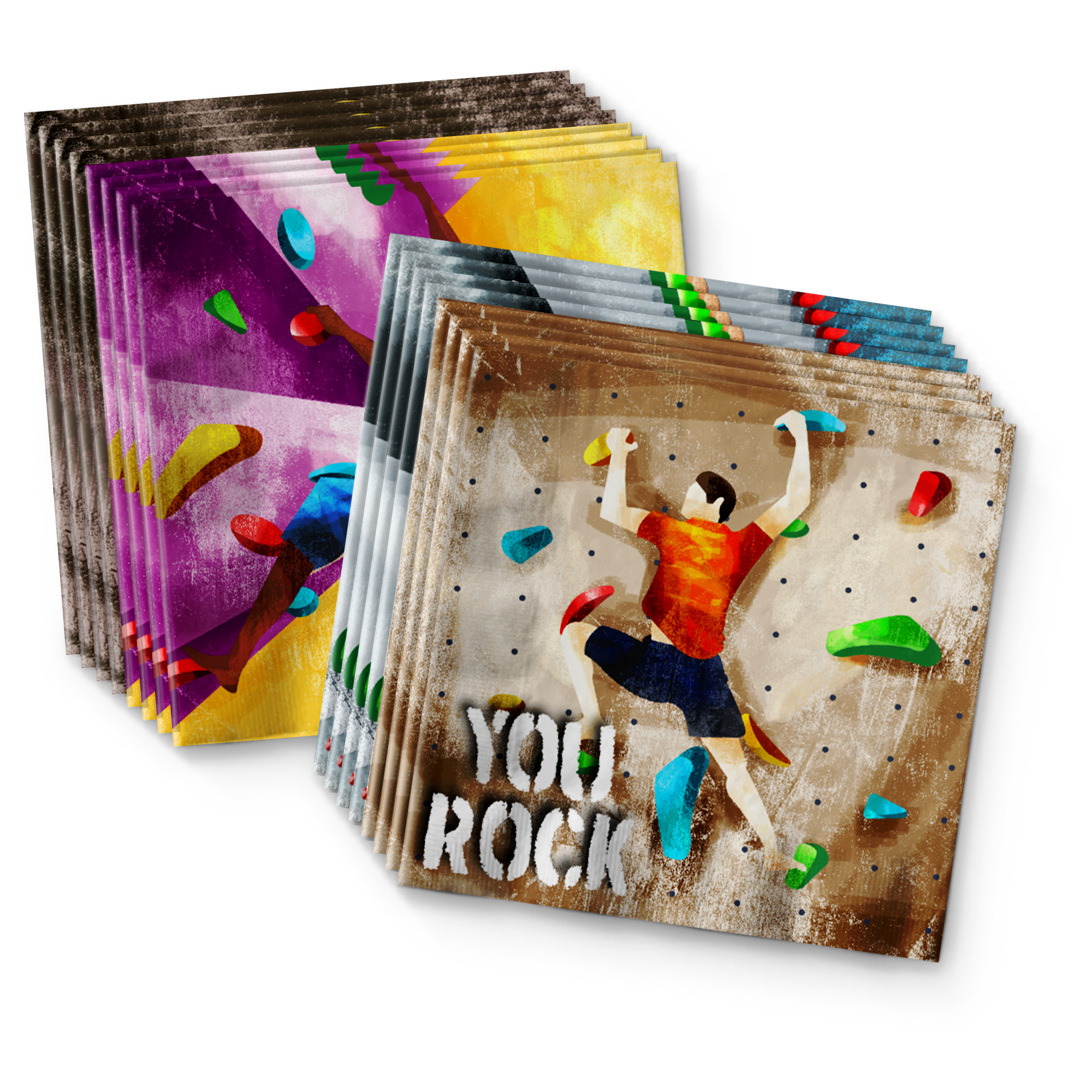 Birthday Galore Rock Climbing Party Tableware Kit For 16 Guests