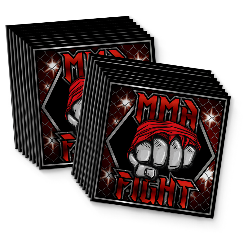 MMA Birthday Party Tableware Kit For 16 Guests