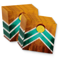 Cornhole Birthday Party Tableware Kit For 16 Guests