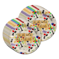 Birthday Galore Game Night Party Tableware Kit For 16 Guests
