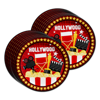 Hollywood Birthday Party Tableware Kit For 16 Guests - BirthdayGalore.com