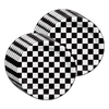 Checkered Flag Birthday Party Tableware Kit For 16 Guests - BirthdayGalore.com