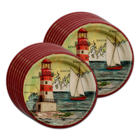 Lighthouse Nautical Birthday Party Tableware Kit For 16 Guests
