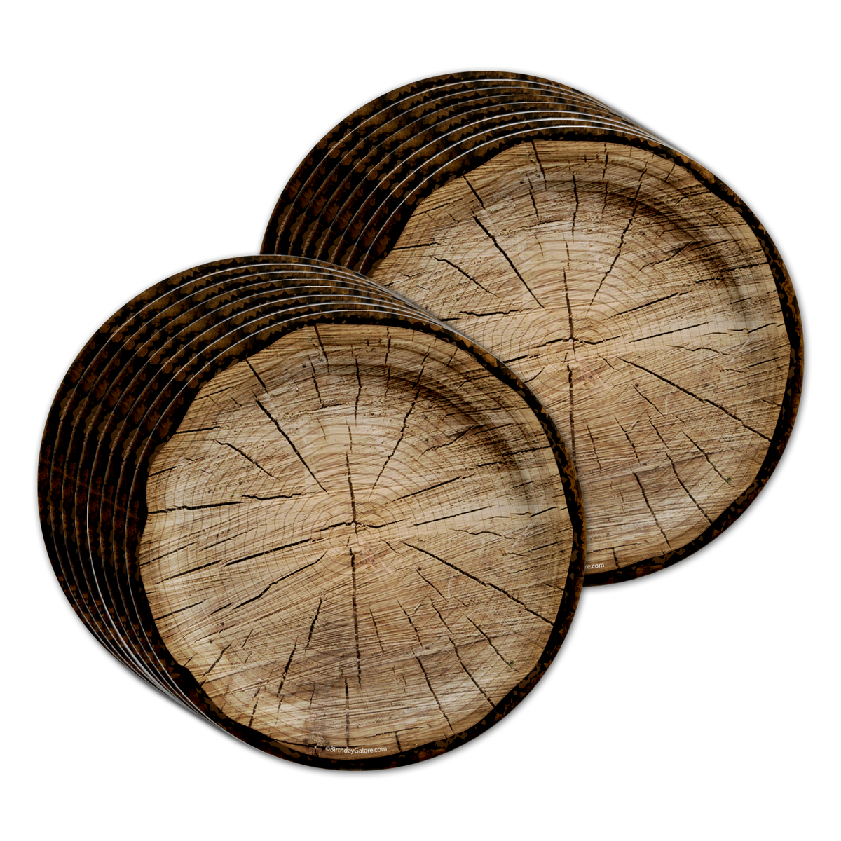 Tree Lumberjack Birthday Party Tableware Kit For 16 Guests