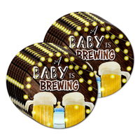 Birthday Galore a Baby is Brewing Baby Shower Party Tableware Kit For 16 Guests