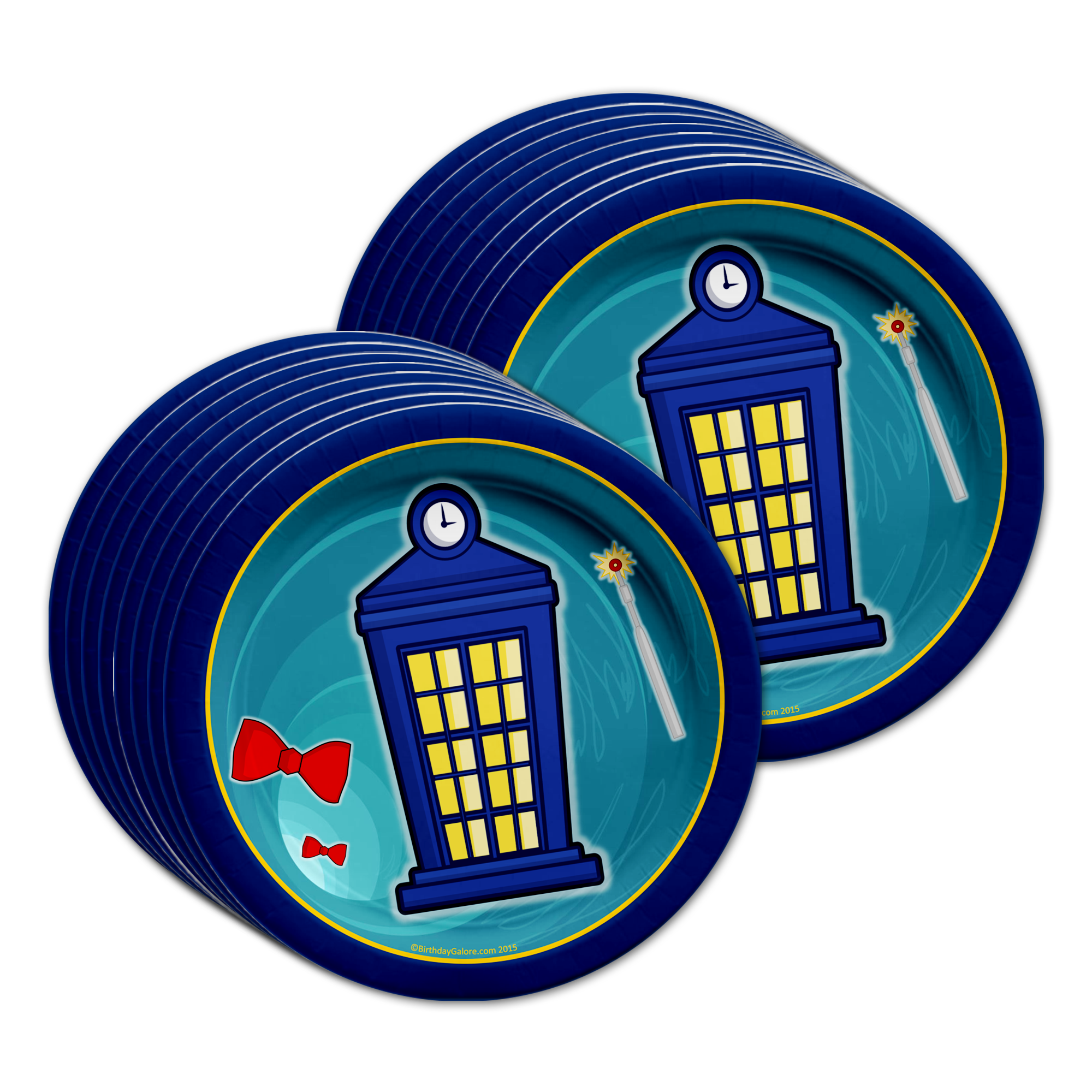 Time Traveler Party Tableware Kit For 16 Guests - BirthdayGalore.com