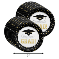 Graduation Party Tableware Kit For 24 Guests