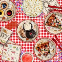 Birthday Galore Baby-Q Baby Shower Party Tableware Kit For 16 Guests