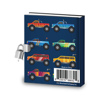 Gift Idea: Monster Truck Kids Diary With Lock - BirthdayGalore.com