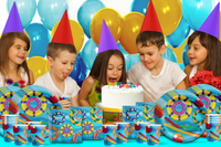 Pool Party Birthday Party Tableware Kit For 16 Guests - BirthdayGalore.com