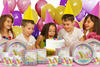 Unicorn Gold Birthday Party Tableware Kit For 16 Guests - BirthdayGalore.com