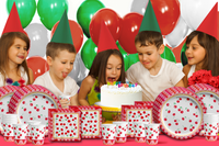 Cherry Birthday Party Tableware Kit For 16 Guests