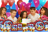 Little Lady Bug Birthday Party Tableware Kit For 16 Guests - BirthdayGalore.com