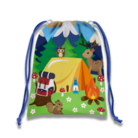 Camping Drawstring Tote Bag (10 Pack) - BirthdayGalore.com