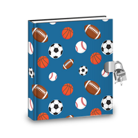 Gift Idea: Sports Kids Diary With Lock - BirthdayGalore.com
