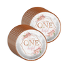 Little Miss Onederful Floral 1st Birthday Party Tableware Kit For 16 Guests