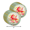 Tea for Three 3rd Birthday Party Supplies 64 Piece Tableware Set Includes Large 9" Paper Plates Dessert Plates, Cups and Napkins Kit for 16