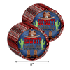 Our Little Buckaroo is Turning Two 2nd Birthday Party Supplies 64 Piece Tableware Set Includes Large 9" Paper Plates Dessert Plates, Cups and Napkins Kit for 16